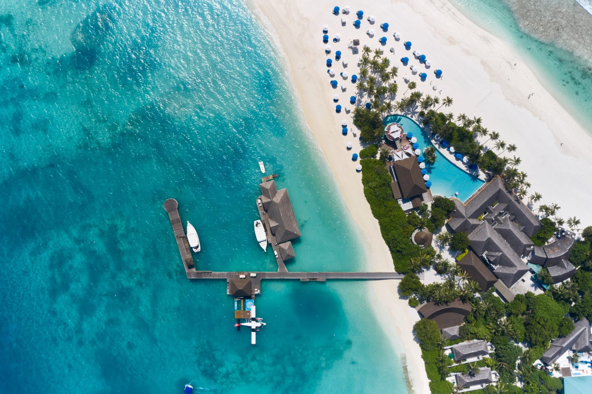 Finolhu Baa Atoll - Aerial